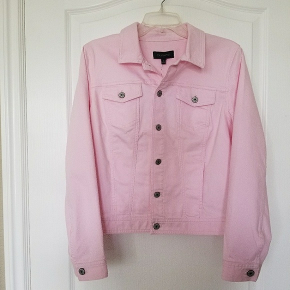 light pink denim jacket womens
